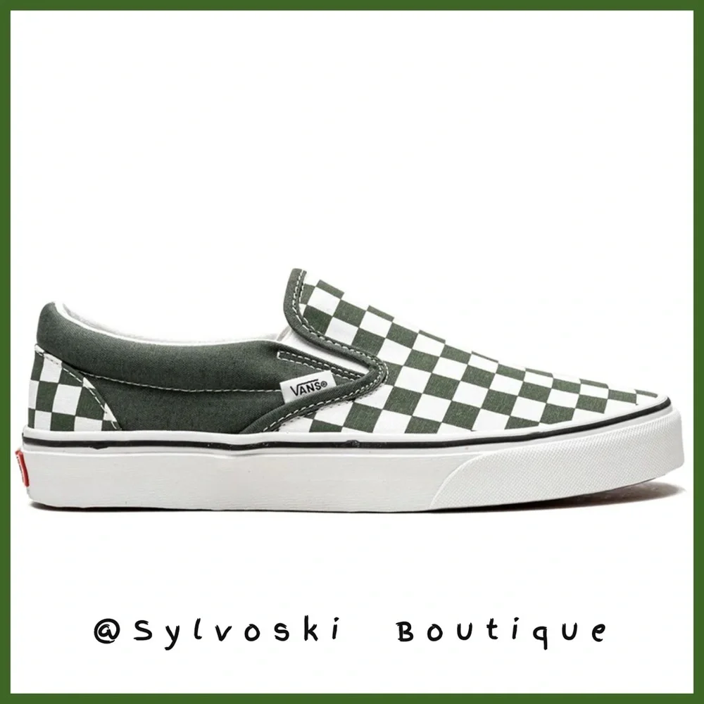 🔥 VANS Classic slip-on Checkerboard sneakers NWT - Picture 3 of 8